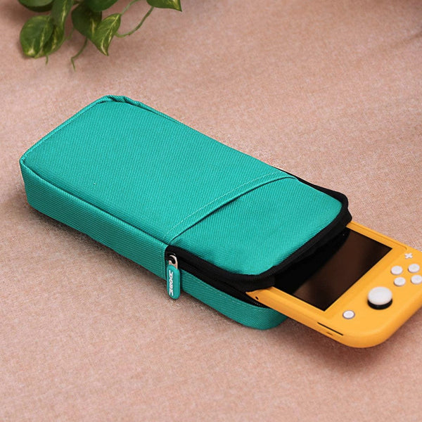 Dobe Portable Bag Storage Case For N- Switch Lite Ballistic Nylon - Turquoise