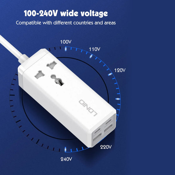 LDNIO 65W Multifunction Universal Power Adapter SC1418