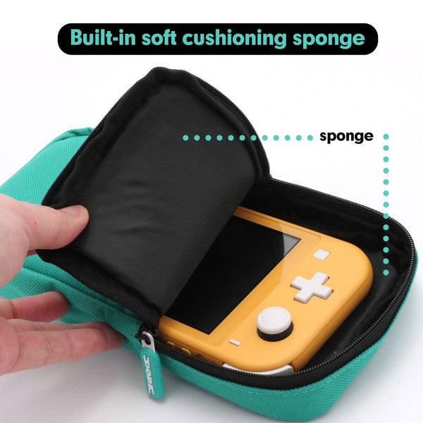 Dobe Portable Bag Storage Case For N- Switch Lite Ballistic Nylon - Turquoise