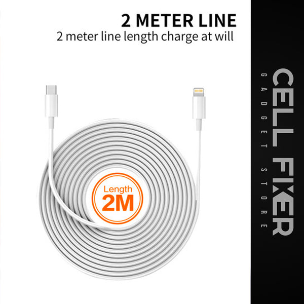 PD Fast Charge 27W Data Cable 2M Type-C to Lightning WUW-X188