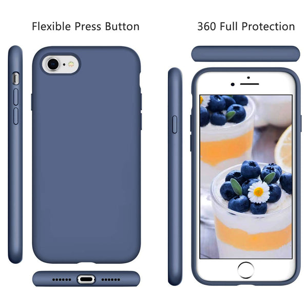 Cell Fixer Shockproof Liquid Silicone Case For Apple iPhone 7/ 8 / SE 2020 (4.7