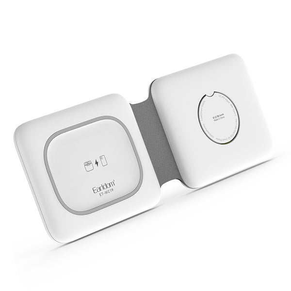 Earldom 18W Magnetic Duo Charger (Compatible with iPhone, AirPods & Apple Watch)