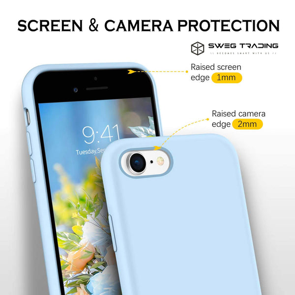Cell Fixer Shockproof Liquid Silicone Case For Apple iPhone 7/ 8 / SE 2020 (4.7