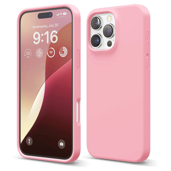 Shockproof Liquid Soft Silicone Case For iPhone 16 Pro Max (6.7