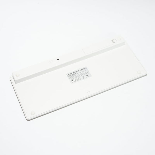 Ultra Slim Design KB450 Bluetooth Wireless Keyboard - Silver & White