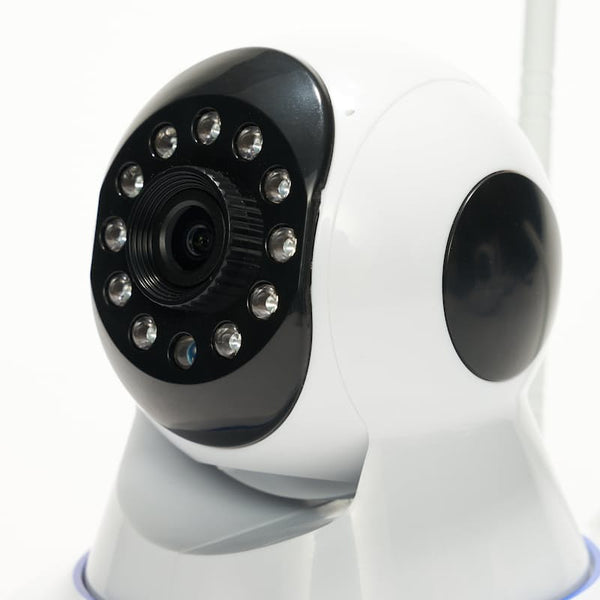 Security Camera 720P Wi-Fi Smart Home App Controlled IP Camera - White