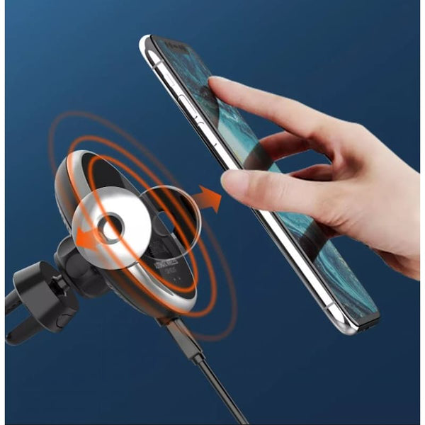 LDNIO 15W Wireless Charging Car Smartphone Mount