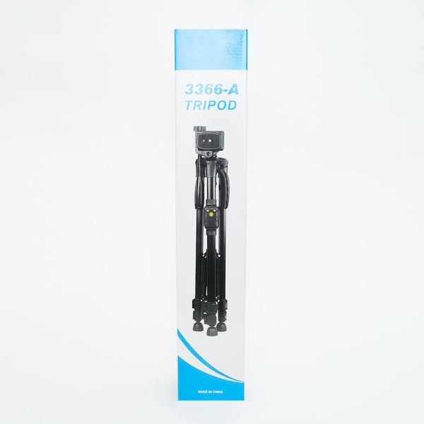 Tripod Stand with Phone Holder 3366-A Black