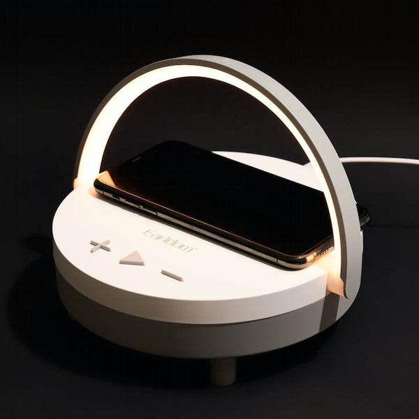 Multifunction Wireless Charge,Phone Holder,Night Light & Bluetooth Speaker