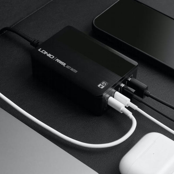 LDNIO 65W PD Desktop Charger with 1.5m Cable
