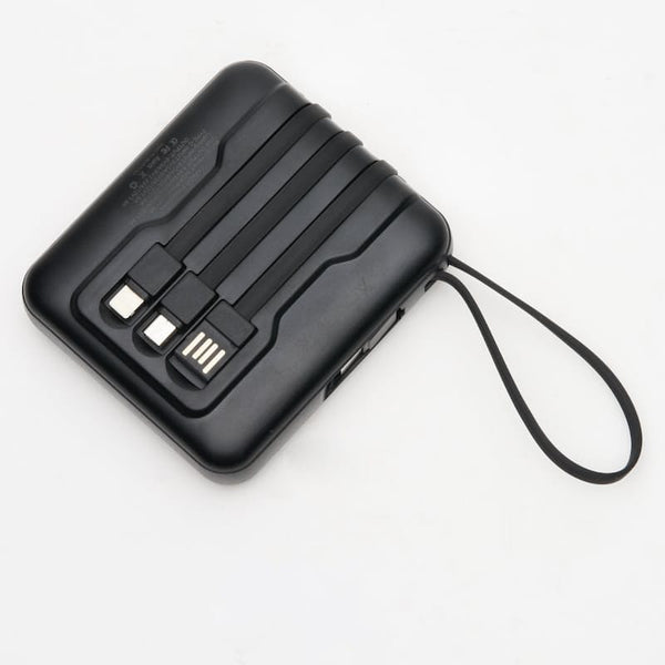 10000mAh 22.5W PD Power Bank with Display & 3 Output Cables