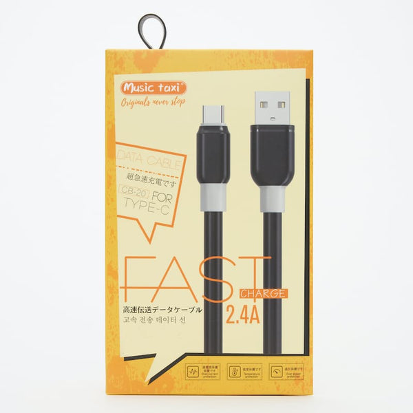 Music Taxi CB-20 High Speed 2.4A Data Cables - Type-C