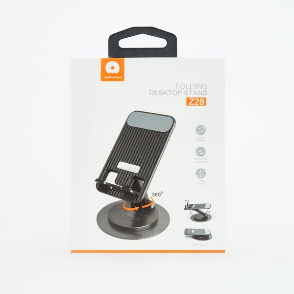 WUW-Z28 Small & Portable Folding Desktop Stand for Smart Phones & Tablets