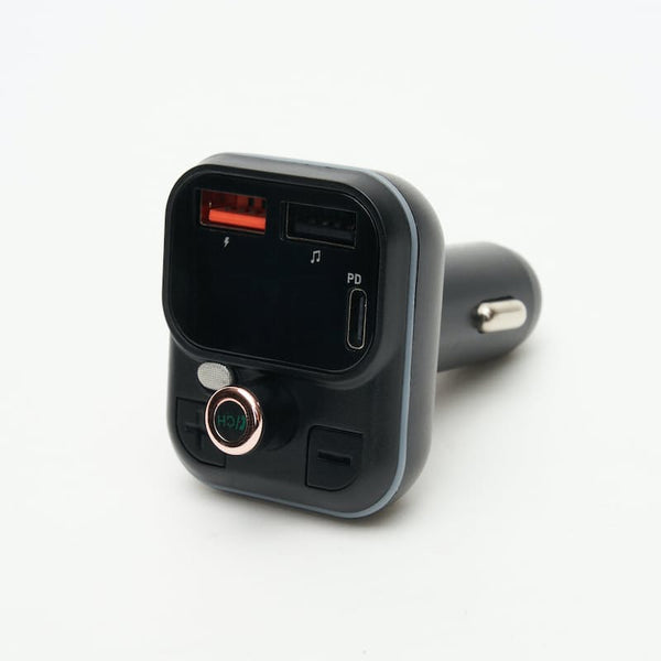 Earldom Wireless FM Transmitter with USB and 18W Fast Charging