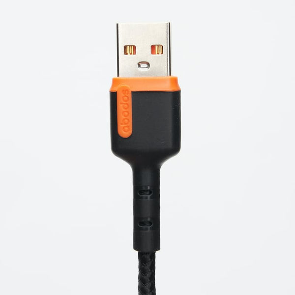 Abodos 66W 1.2m 3-In-1 Black Data Cable
