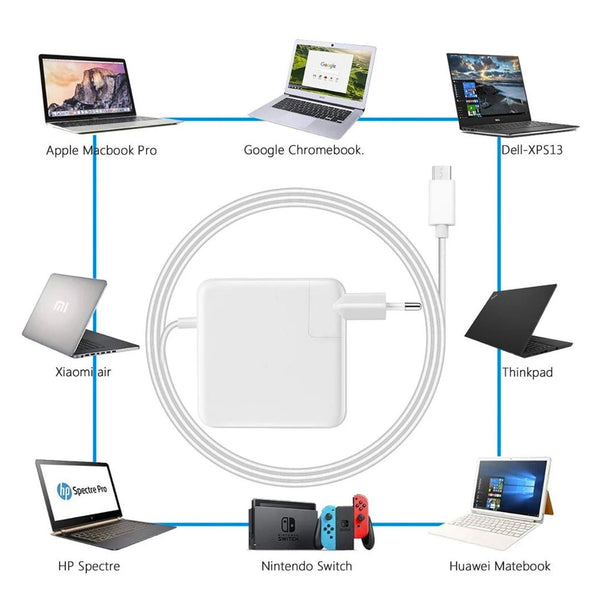 High-Power 87W MacBook Charger with Type-C Cable: Fast and Reliable Charging Solution