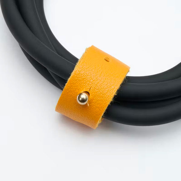 Retractable Fast Charging Cable 1.2m 100W 6A 3-in-1 Durable - Black