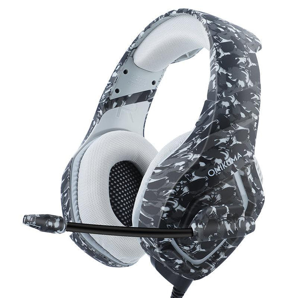 ONIKUMA K1-B Camouflage Elite stereo gaming headset - Gray