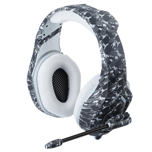 ONIKUMA K1-B Camouflage Elite stereo gaming headset - Gray