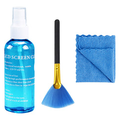 LCD Screen Cleaning Kit 3-In-1 for TV, Smart Phone, Monitors , Laptop 100ML