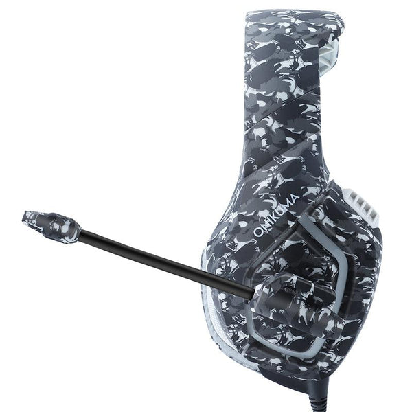 ONIKUMA K1-B Camouflage Elite stereo gaming headset - Gray