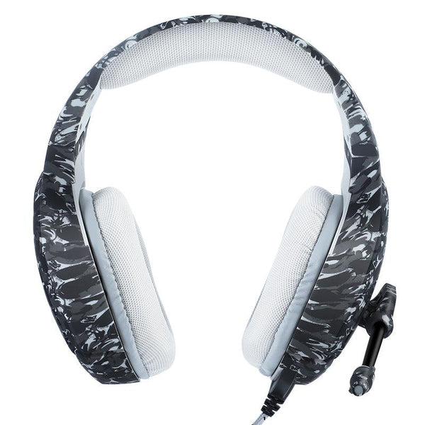ONIKUMA K1-B Camouflage Elite stereo gaming headset - Gray