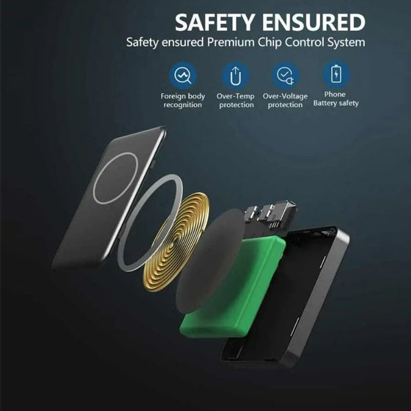Wireless Quick Charging Power Bank 10000mAh DB26 Portable Magnetic Charging