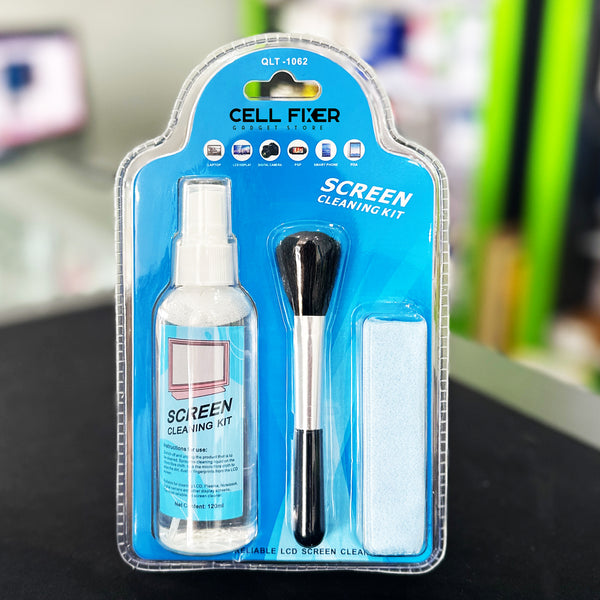 LCD Screen Cleaning Kit 3-In-1 for TV, Smart Phone, Monitors , Laptop 120ML
