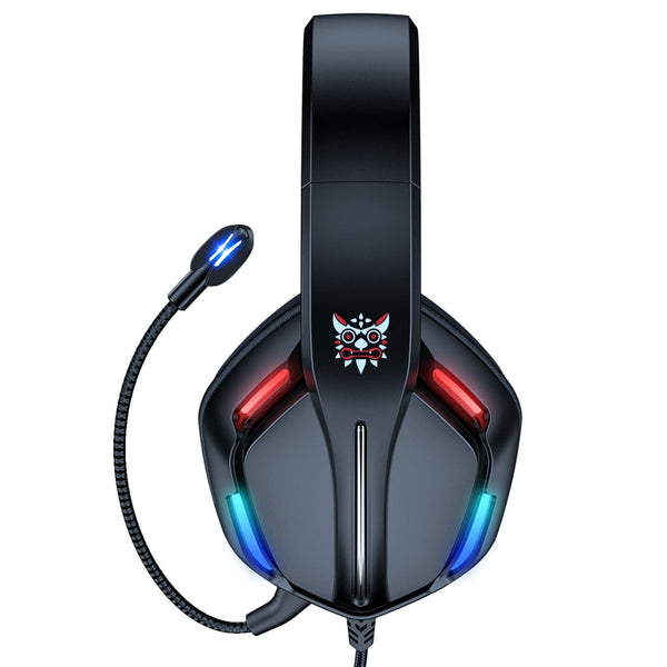 ONIKUMA X27 RGB Gaming Headset Stereo Surround Omnidirectional Noise Canceling Mic Ergonomic Design Headphone - Black