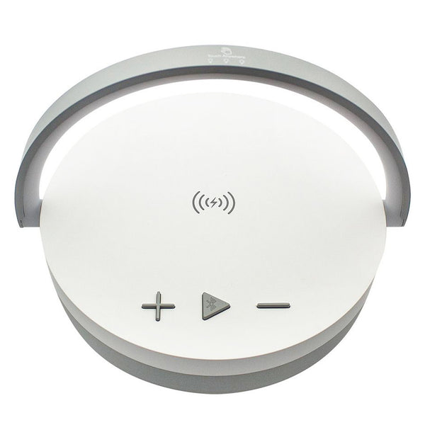 Multifunction Wireless Charge,Phone Holder,Night Light & Bluetooth Speaker