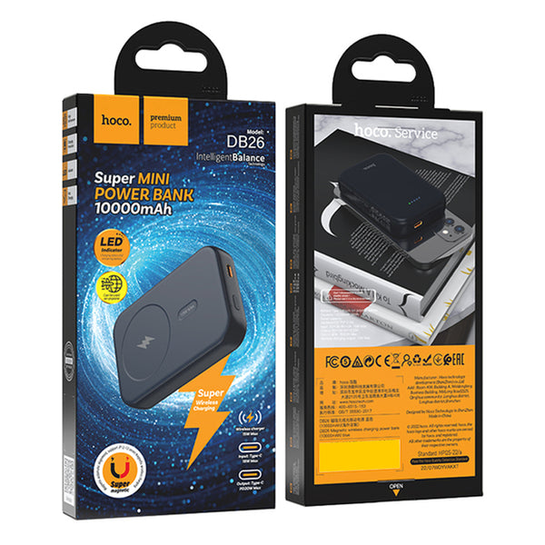 Wireless Quick Charging Power Bank 10000mAh DB26 Portable Magnetic Charging