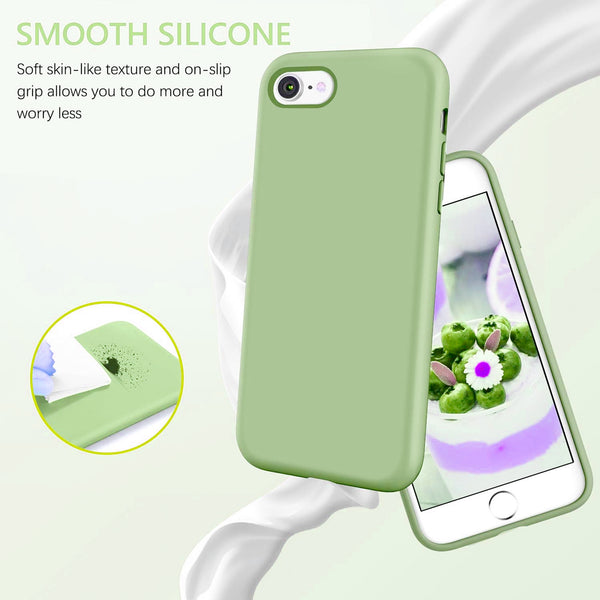 Cell Fixer Shockproof Liquid Silicone Case For Apple iPhone 7/ 8 / SE 2020 (4.7