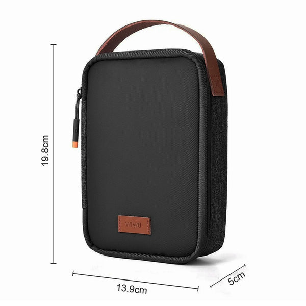 WiWU Minimalist Travel Pouch for Electronics Macbook Accessories Organizer Bag