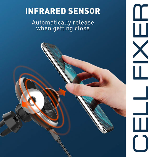 LDNIO 15W Wireless Charging Car Smartphone Mount