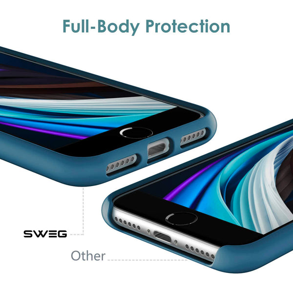 Cell Fixer Shockproof Liquid Silicone Case For Apple iPhone 7/ 8 / SE 2020 (4.7