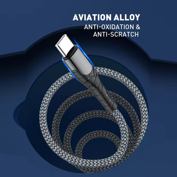 LDNIO Fast Charging LC101 3A Data Cable Type C to Type C 65W Power PD Charge & Sync Cable