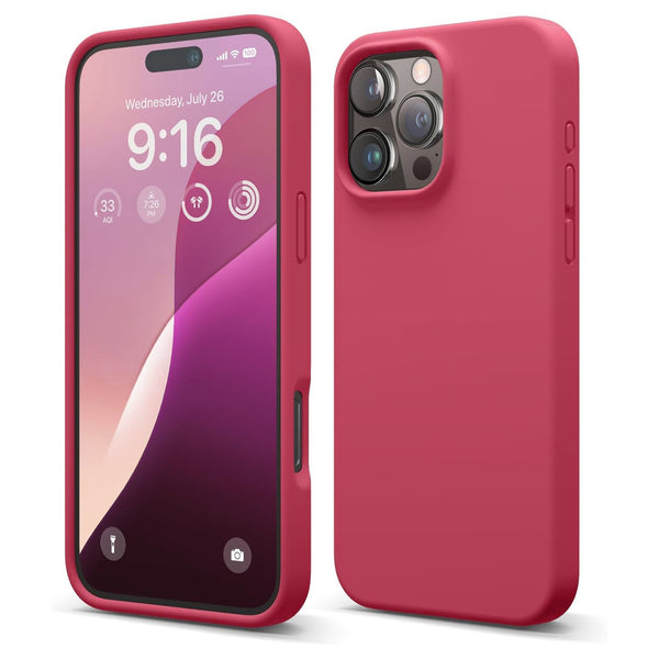 Shockproof Liquid Soft Silicone Case For iPhone 16 Pro Max (6.7