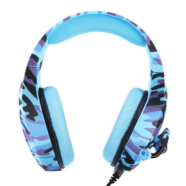 ONIKUMA K1-B Camouflage Elite stereo gaming headset - Blue