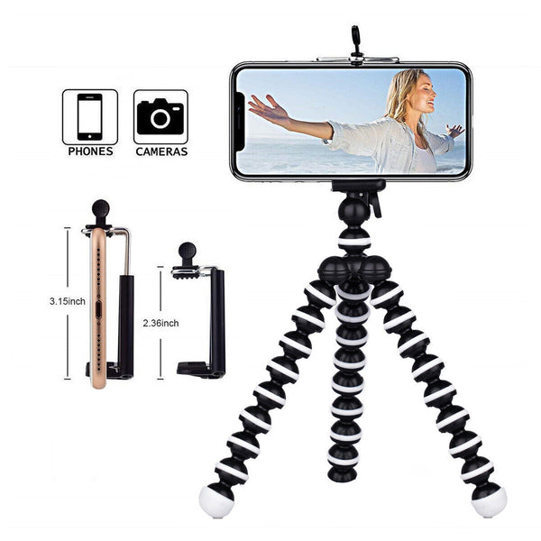 Cell Fixer Tripod Stand with Mobile Phone Holder Clip Z-02 Gorilla