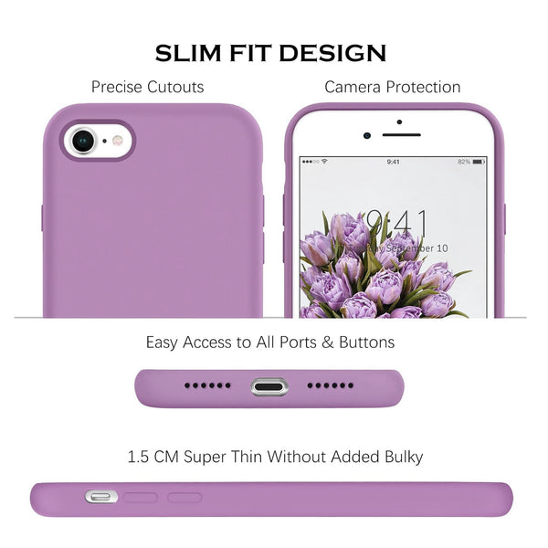 Cell Fixer Shockproof Liquid Silicone Case For Apple iPhone 7/ 8 / SE 2020 (4.7
