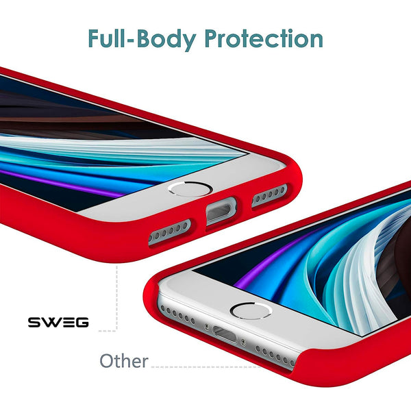 Cell Fixer Shockproof Liquid Silicone Case For Apple iPhone 7/ 8 / SE 2020 (4.7