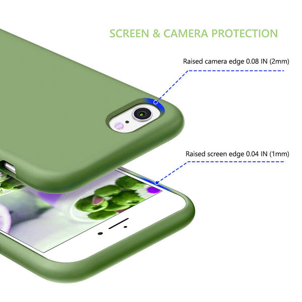 Cell Fixer Shockproof Liquid Silicone Case For Apple iPhone 7/ 8 / SE 2020 (4.7