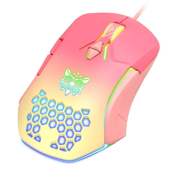 ONIKUMA CW902 Wired Gaming Mouse With Colorful Lighting - Rainbow