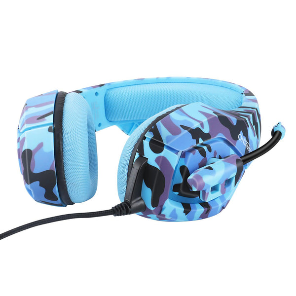 ONIKUMA K1-B Camouflage Elite stereo gaming headset - Blue