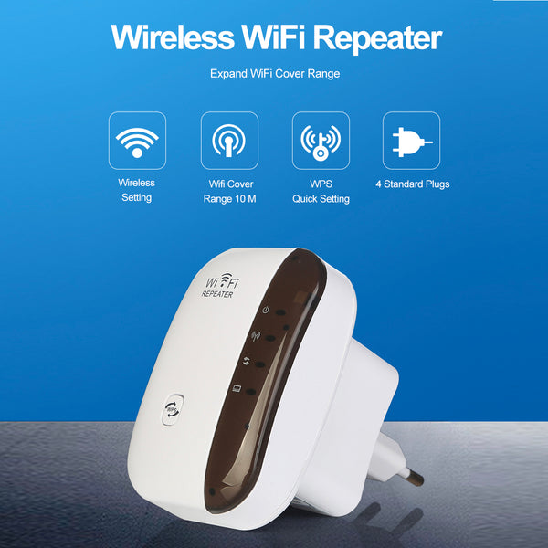 Wifi Range Extender Wireless-N Wifi Repeater 300M Signal Extender Home Or Office for Wireless Internet.