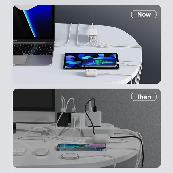 LDNIO 65W Multi-ports Desktop Charging Station A4610C