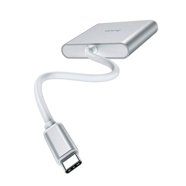 Converter Hub Type-c to HDMI - USB 3.0 - PD Aluminum Alloy Adapter - Silver