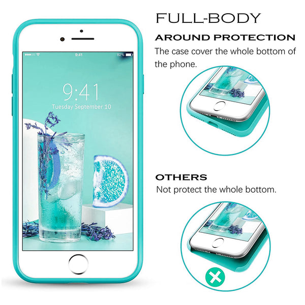 Cell Fixer Shockproof Liquid Silicone Case For Apple iPhone 7/ 8 / SE 2020 (4.7