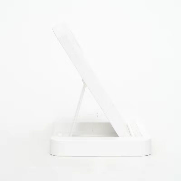 Multi-Function 3-in-1 Foldable Wireless Charging Stand With Night Light WC27 - White