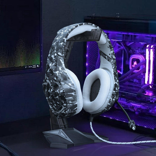 ONIKUMA K1-B Camouflage Elite stereo gaming headset - Gray
